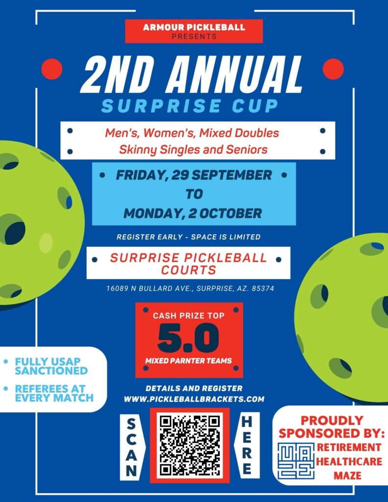 2nd Annual Surprise Pickleball Tournament